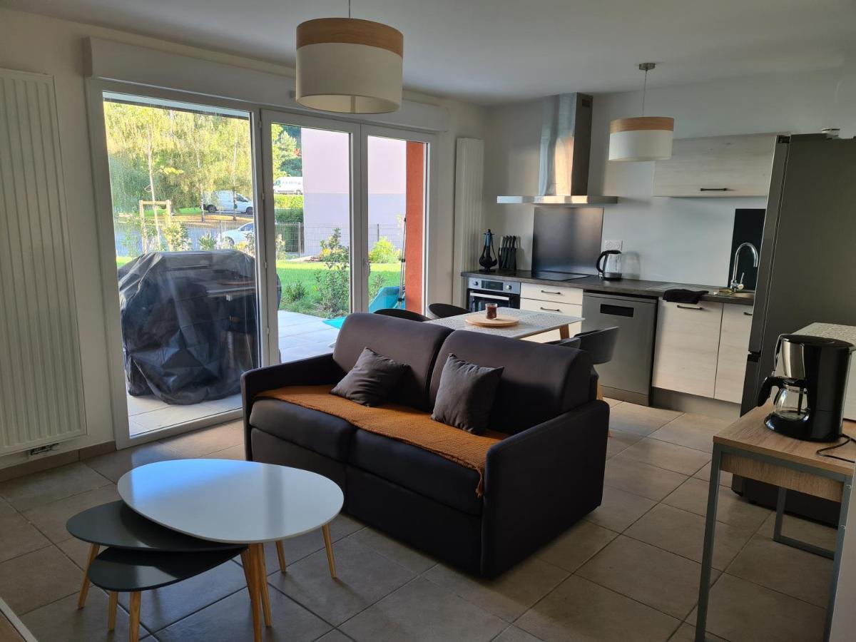 L'Instant Leman - T2 3 Etoiles A 5Min De Thonon Et Evian Avec Terrasse Et Jardin A 100M Du Lac Publier Ngoại thất bức ảnh